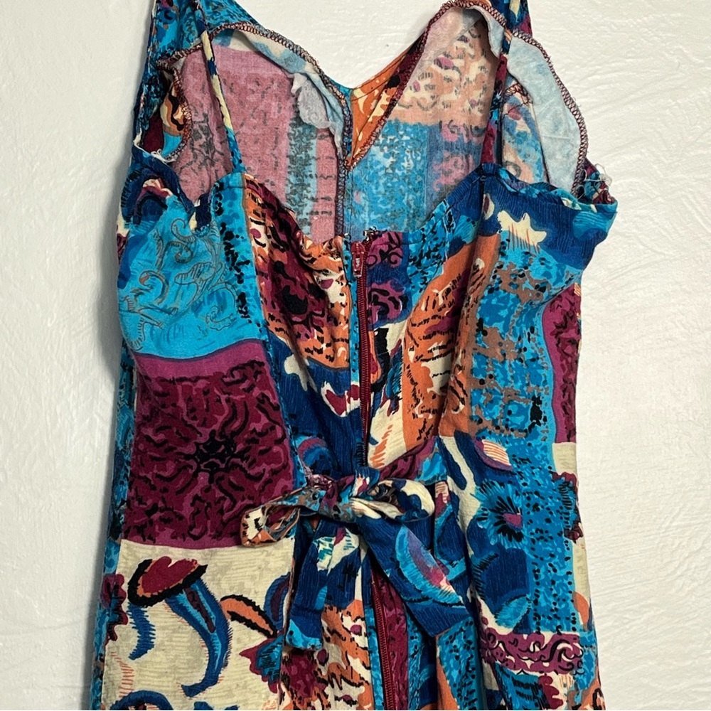 Jonathan Martin Boho Patchwork Romper With Spaghe… - image 7